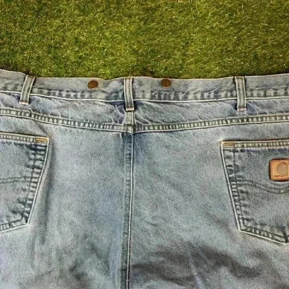 Carhartt Mens B17 Relaxed Tapered Jean 46x32 Classic Heavy Denim Rugged 4430 - Picture 10 of 10